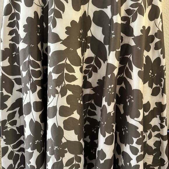 J. Crew Collection Sweetheart A-line Midi Dress in Leafy Floral Taffeta Size 22 - Picture 8 of 11